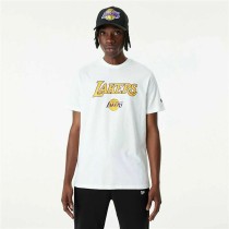 Basketball-T-Shirt New Era NBA LA Lakers Weiß