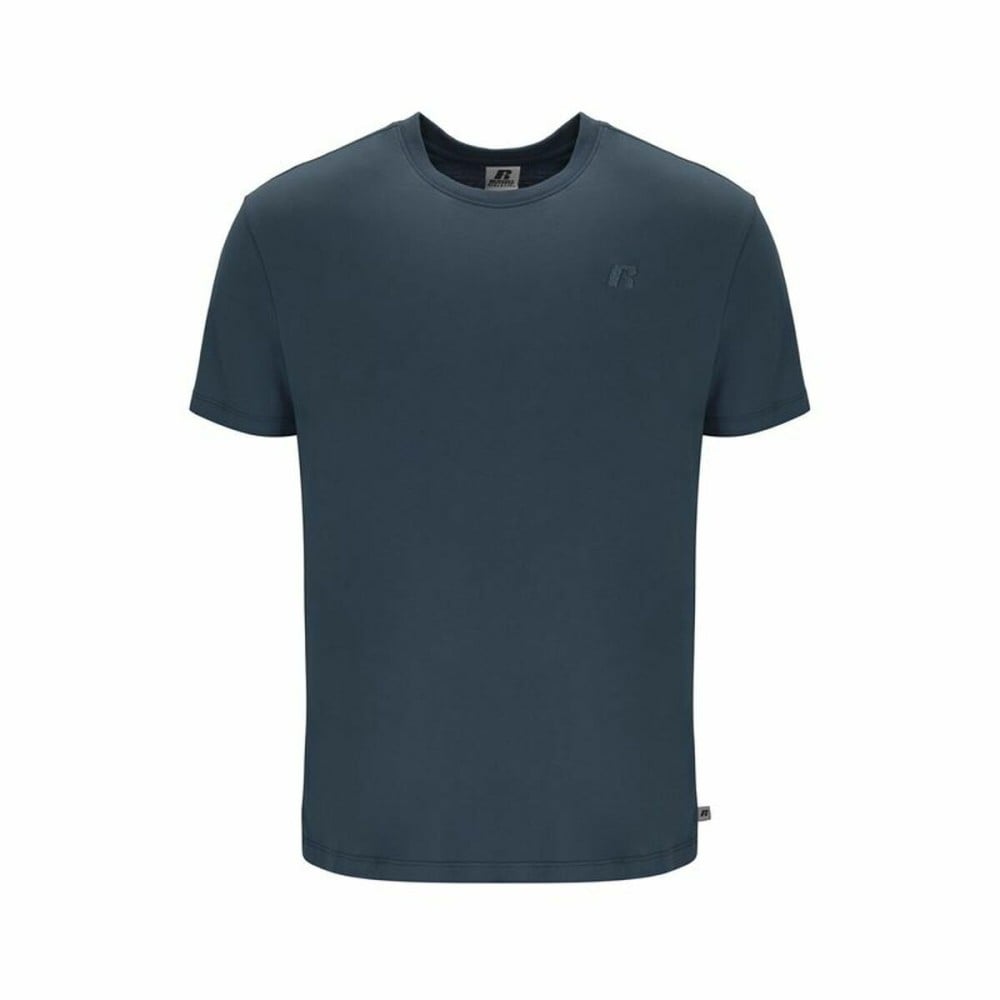 Herren Kurzarm-T-Shirt Russell Athletic Amt A30011 Dunkelblau