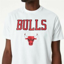 t-shirt de basket New Era NBA Chicago Bulls Blanc