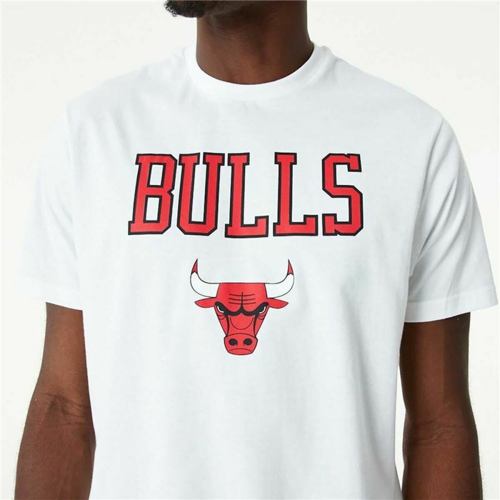 Basketball-T-Shirt New Era NBA Chicago Bulls Weiß