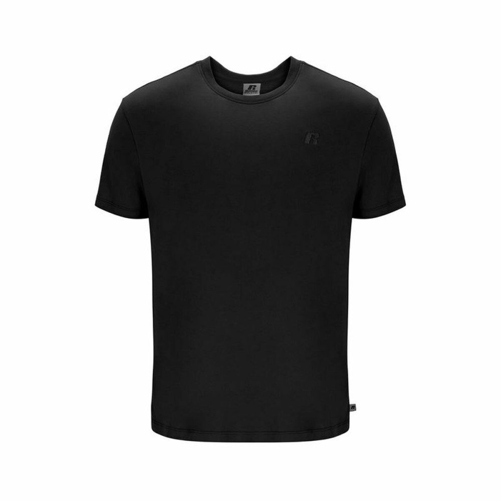 Herren Kurzarm-T-Shirt Russell Athletic Amt A30011 Schwarz