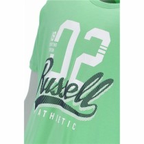 Herren Kurzarm-T-Shirt Russell Athletic Amt A30101 grün Hellgrün