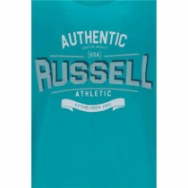 Herren Kurzarm-T-Shirt Russell Athletic Amt A30081 Aquamarin