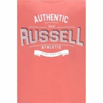 Herren Kurzarm-T-Shirt Russell Athletic Amt A30081 Orange Koralle