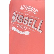 Herren Kurzarm-T-Shirt Russell Athletic Amt A30081 Orange Koralle