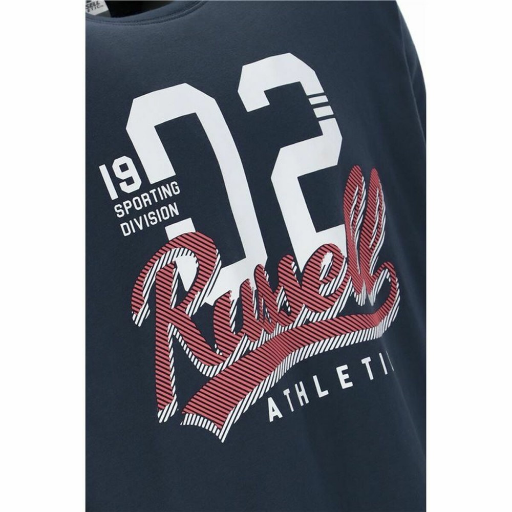 Men’s Short Sleeve T-Shirt Russell Athletic Amt A30101 Dark blue