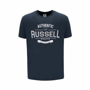 Herren Kurzarm-T-Shirt Russell Athletic Ara Dunkelblau