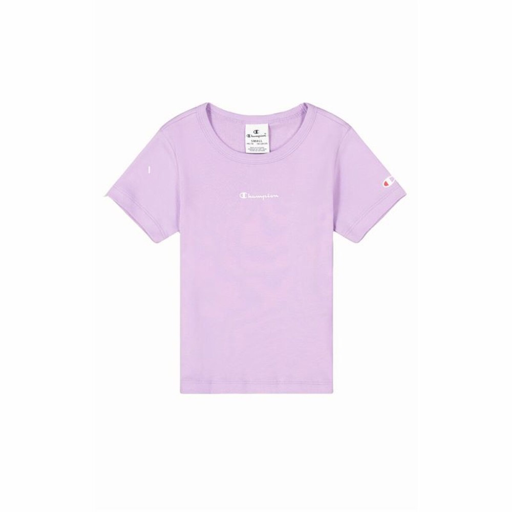 Child's Short Sleeve T-Shirt Champion Crewneck Lavendar