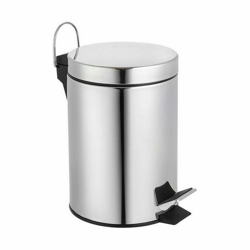 Mülleimer mit Pedal Confortime Silberfarben 3 L (6 Stück)