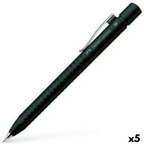 Portemines Faber-Castell Grip 2011 Noir 0,7 mm (5 Unités)