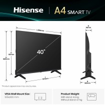 Smart TV Hisense 40A4Q 40 Full HD DLED 40"