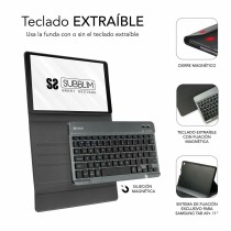 Tablet cover Subblim SUBKT3-BTS060 Black Spanish Qwerty