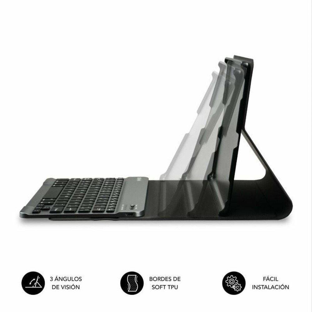 Tablet cover Subblim SUBKT3-BTS060 Black Spanish Qwerty