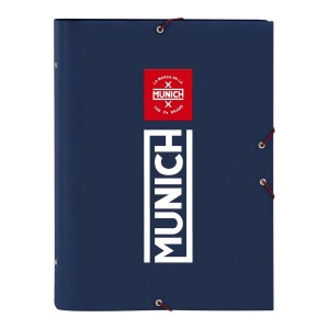 Classeur Munich Storm Blue marine Scolaire A4