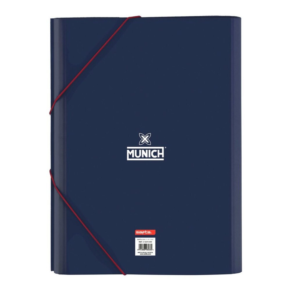 Organiser Folder Munich Storm Navy Blue School A4