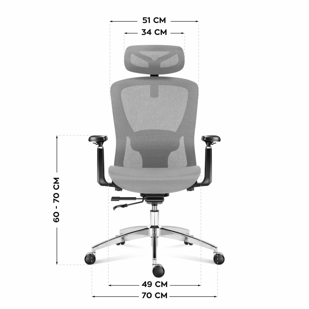 Bürostuhl Mark Adler MA-EXPERT 5.3 GREY MESH Grau