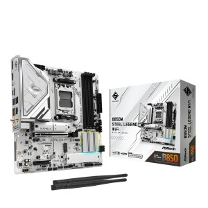 Carte Mère ASRock B850M Steel Legend WiFi Intel Wi-Fi 6 AMD AM5 AMD B850