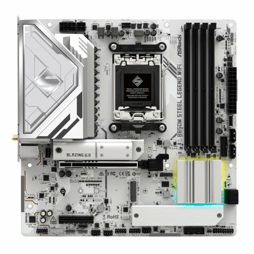 Carte Mère ASRock B850M Steel Legend WiFi Intel Wi-Fi 6 AMD AM5 AMD B850