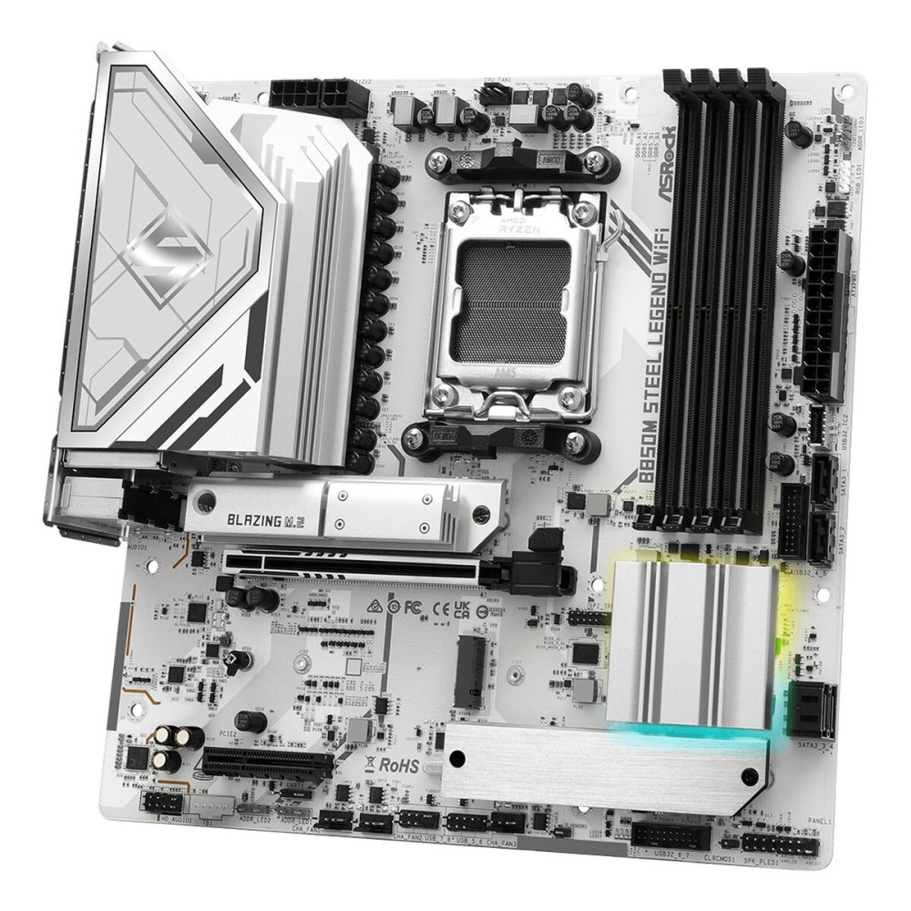 Motherboard ASRock B850M Steel Legend WiFi Intel Wi-Fi 6 AMD AM5 AMD B850