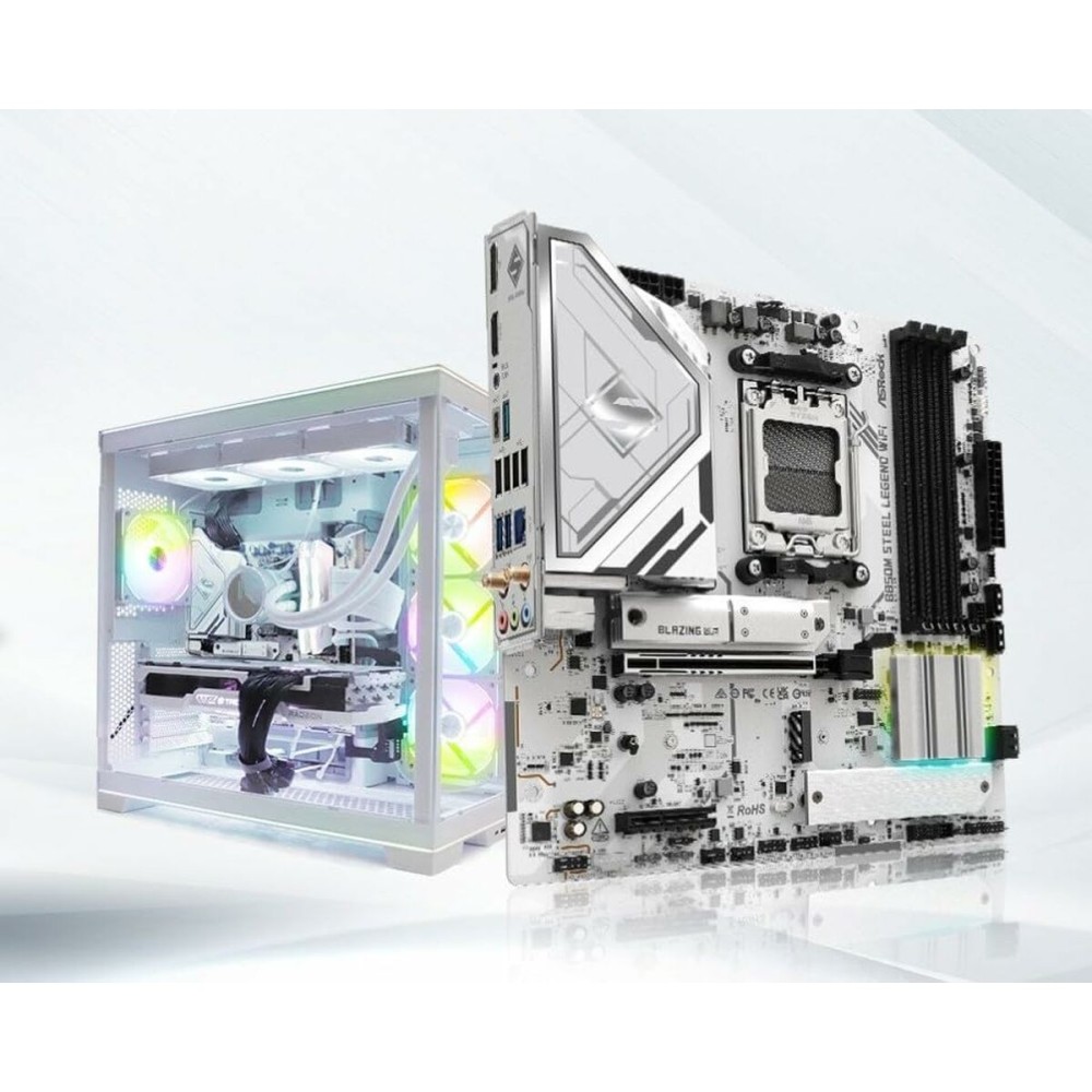 Carte Mère ASRock B850M Steel Legend WiFi Intel Wi-Fi 6 AMD AM5 AMD B850