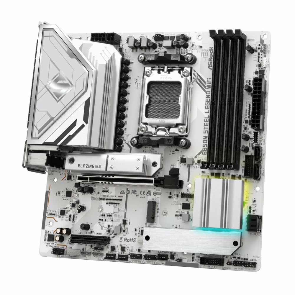 Motherboard ASRock B850M Steel Legend WiFi Intel Wi-Fi 6 AMD AM5 AMD B850