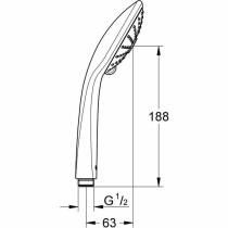 Duschkopf Grohe 27319000 3 Positionen