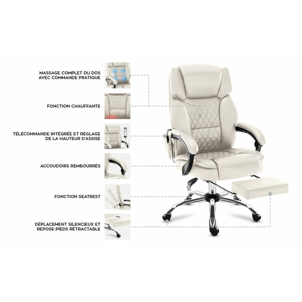 Bürostuhl Mark Adler MA-BOSS 6.0 BEIGE Weiß