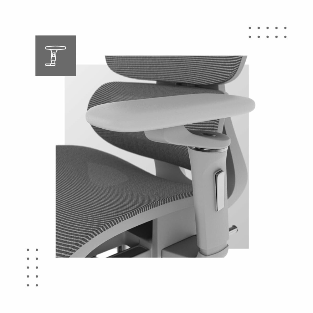 Chaise de Bureau Mark Adler MA-EXPERT 7.9 GREY Gris