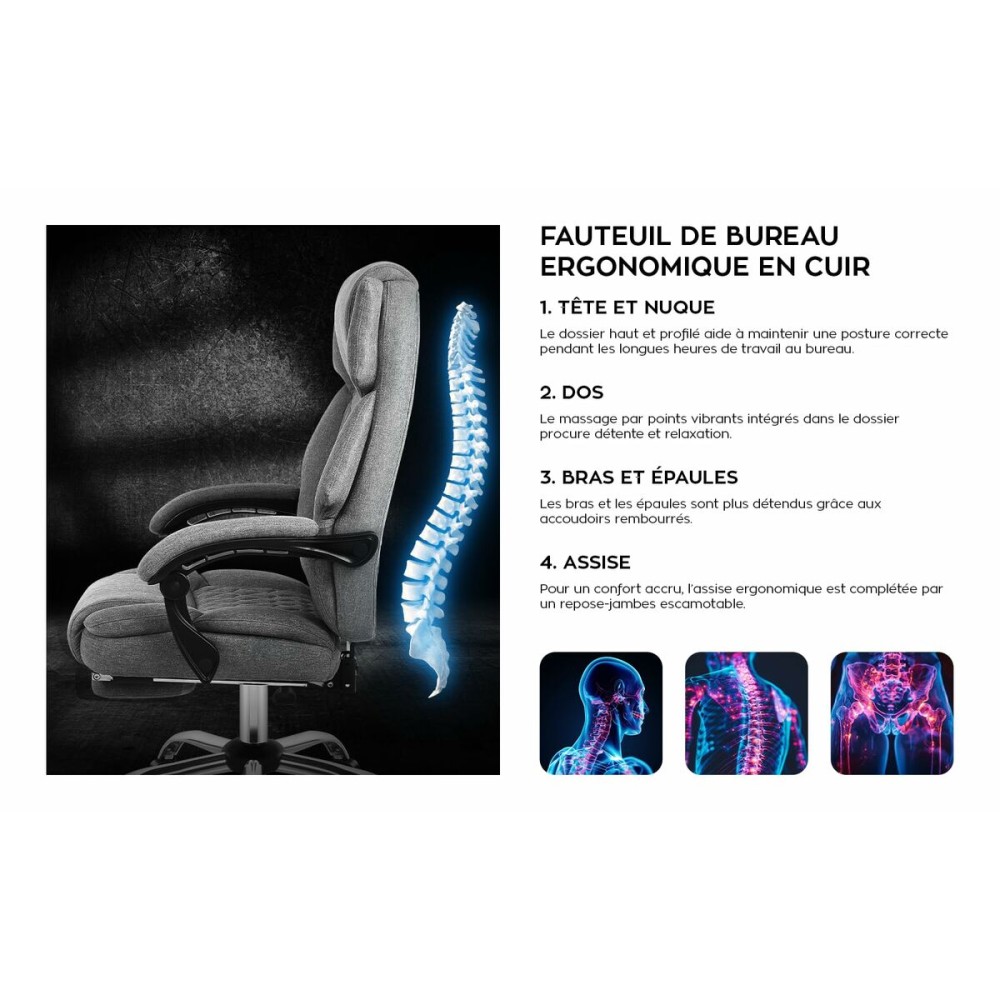 Bürostuhl Mark Adler MA-BOSS 6.0 GREY Grau