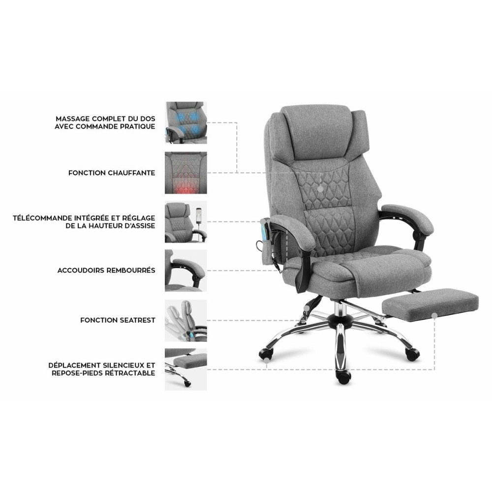 Bürostuhl Mark Adler MA-BOSS 6.0 GREY Grau