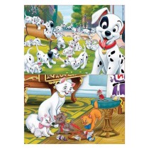 Set mit 2 Puzzeln Disney Dalmatians + Aristochats 25 Stücke