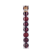 Weihnachtskugeln-Set Krist+ HM20302-063 HM20302-063 Lila Kunststoff Ø 7 cm (24 Stück)