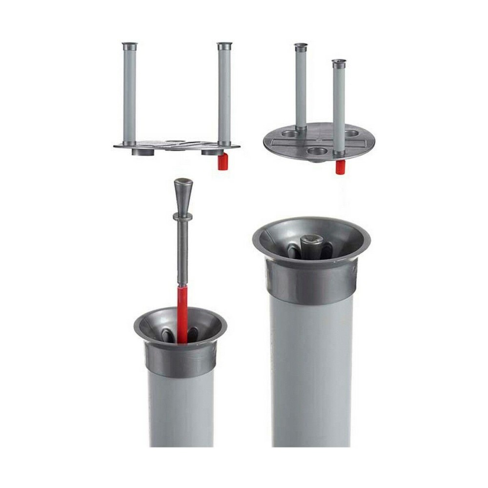 Self-watering flowerpot Ibergarden 4138-PLA 4138-PLA Silver polypropylene 38 x 37,5 x 38 cm 38 x 37 x 38 cm (2 Units)