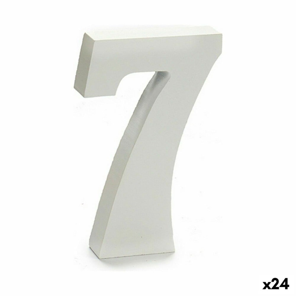 Numéro Pincello 1711070 7 Blanc 2 x 16 x 14,5 cm (24 Unités)