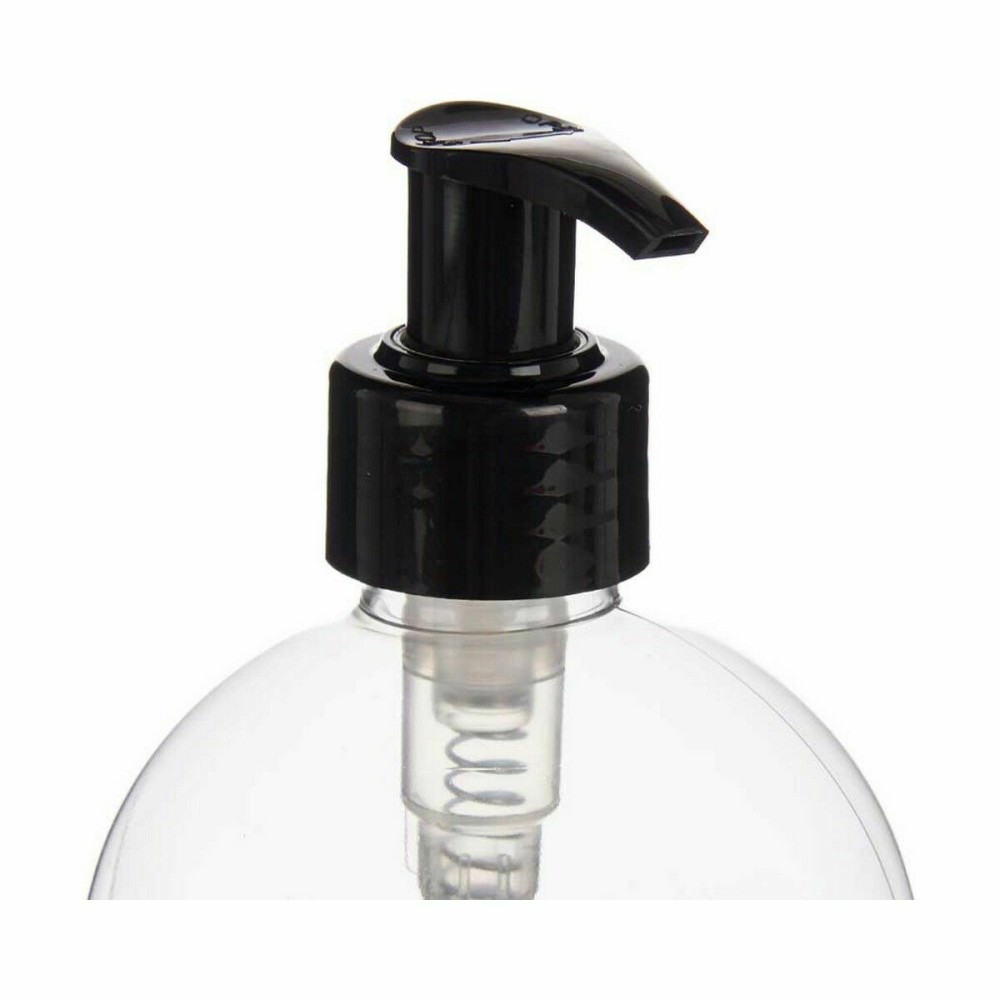Soap Dispenser Berilo SE1205-DOSIFICADOR SE1205-DOSIFICADOR Black Transparent Plastic 500 ml 8 x 16,5 x 8 cm (12 Units)