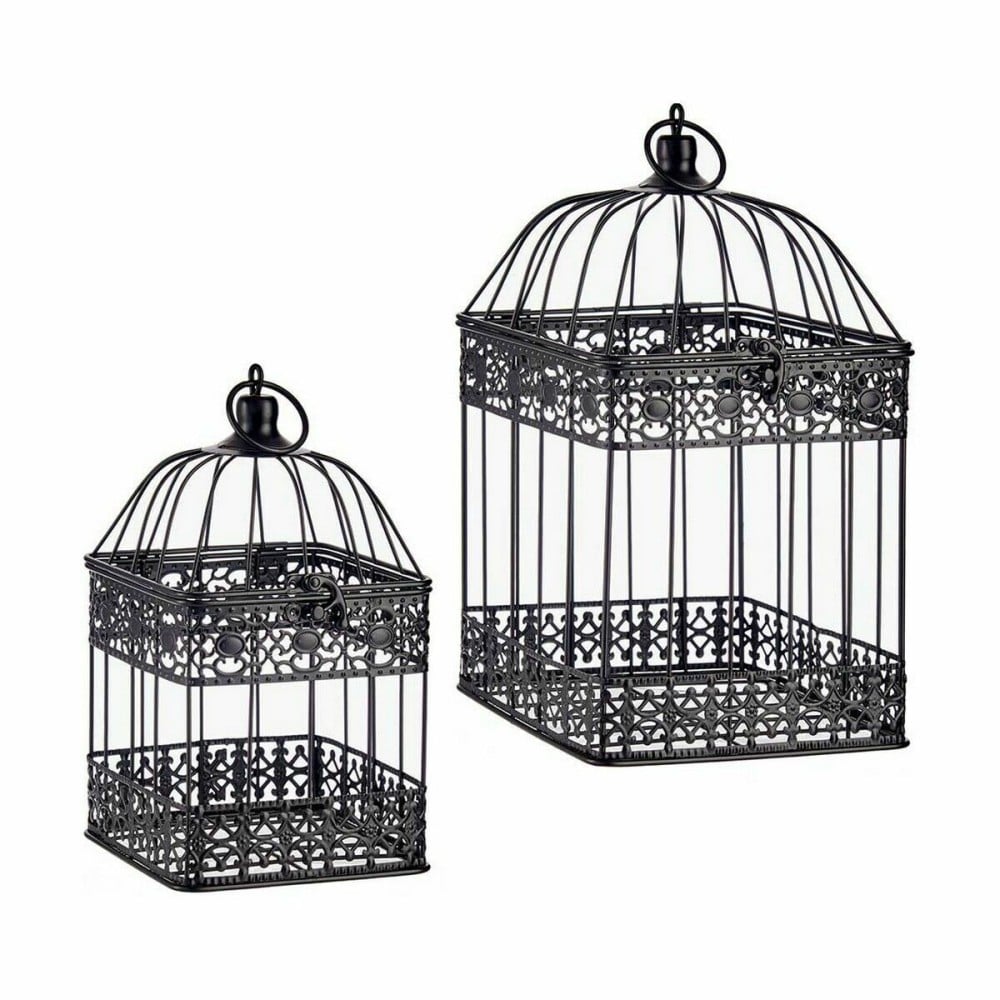 Dekorativer Käfig Gift Decor J3182654-BLACK J3182654-BLACK Schwarz 18 x 35 x 18 cm 14 x 14 x 29 cm Satz (4 Stück)