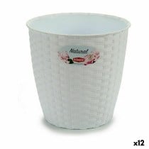 Cache-pot Stefanplast 73460 73460 Blanc Plastique 19 x 17,5 x 19 cm (12 Unités)