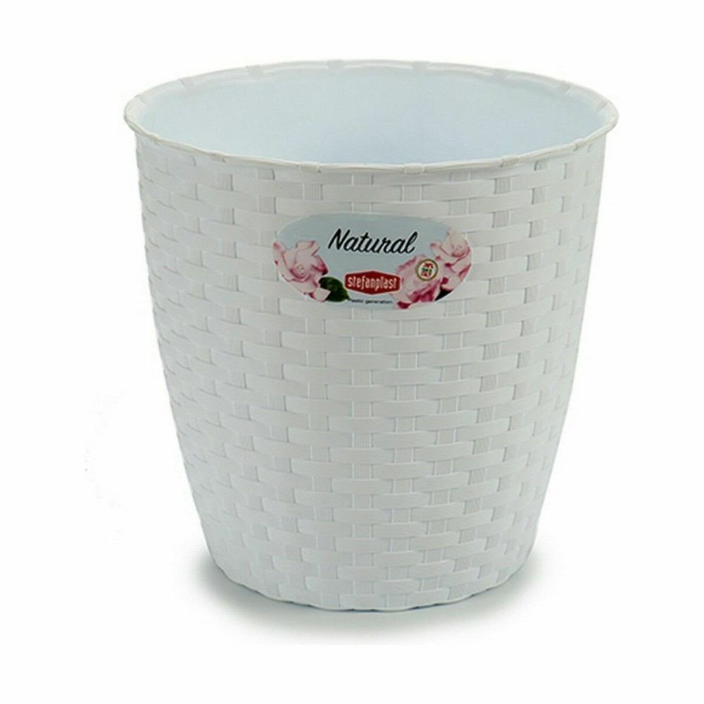 Planter Stefanplast 73460 73460 White Plastic 19 x 17,5 x 19 cm (12 Units)