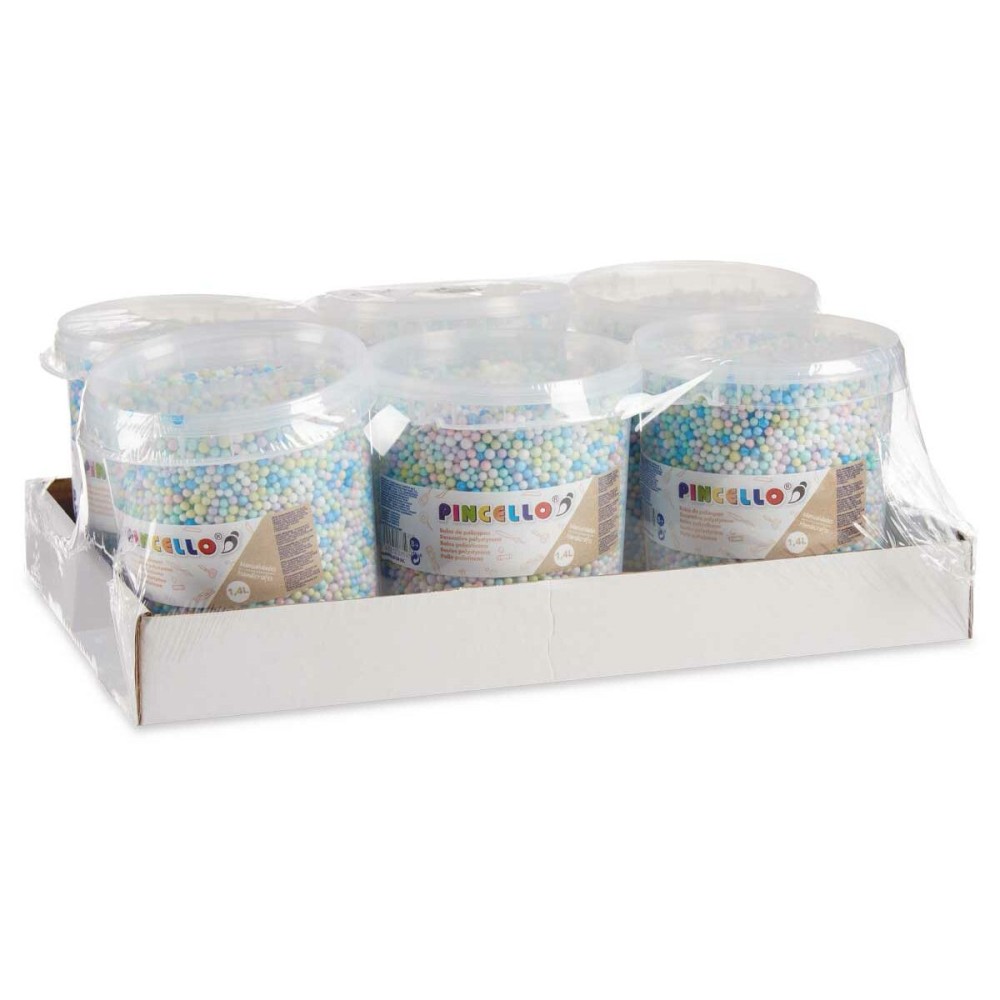 Materials for Handicrafts Pincello POLIESPAN-MULTI POLIESPAN-MULTI 13,5 x 14 x 14,5 cm Balls 6 Units
