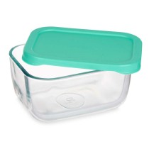 Boîte à lunch Pasabahce 1113313-53733 SNOW BOX Vert Transparent verre Polyéthylène 420 ml (12 Unités)