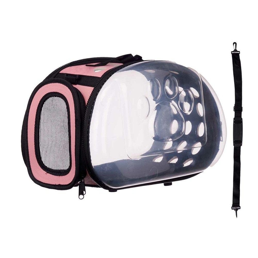 Cage de Transport Mascow 225 225 Noir Rose Plastique 37 x 17 x 22 cm 37 x 22 x 7,5 cm (6 Unités)