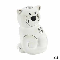 Paint Your Own Money Box Pincello 19280 19280 Ceramic Cat 9 x 11,8 x 8,5 cm (12 Units)