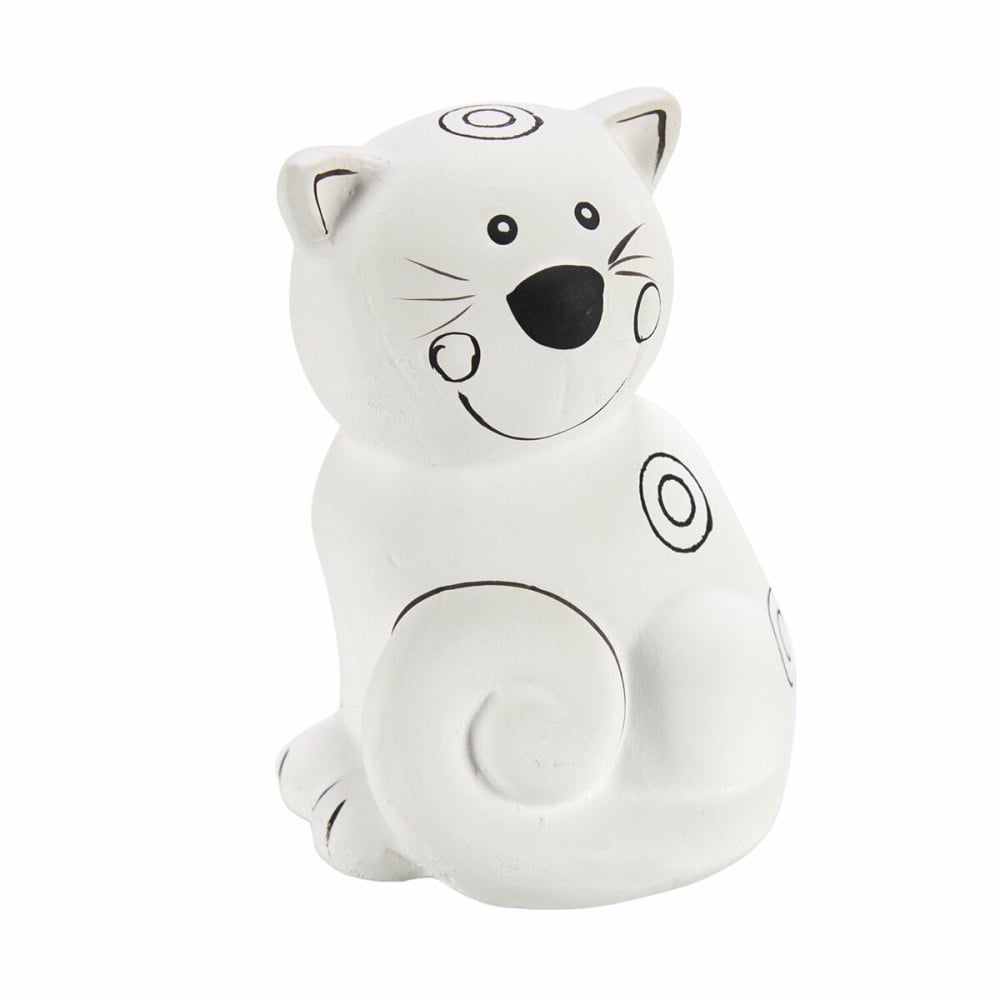 Paint Your Own Money Box Pincello 19280 19280 Ceramic Cat 9 x 11,8 x 8,5 cm (12 Units)