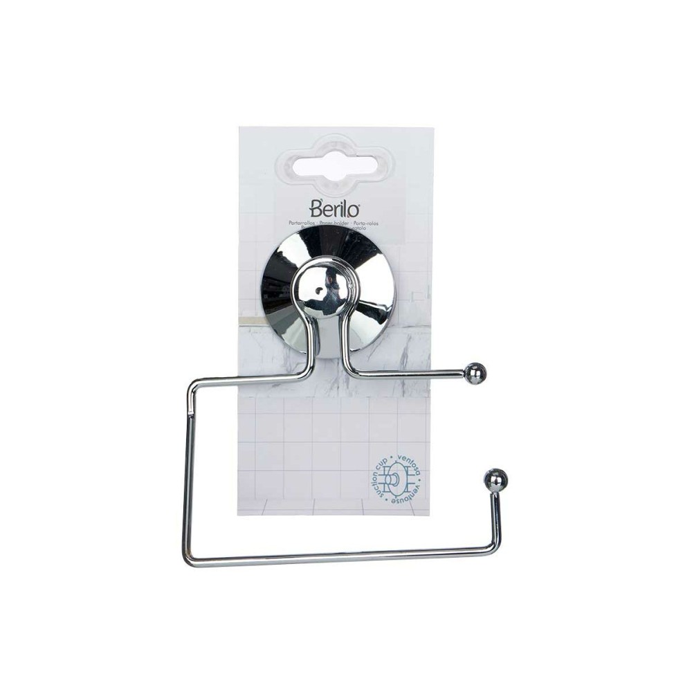 Toilet Roll Holder Berilo W3100-12B W3100-12B Metal Steel ABS 12 x 14 x 3,5 cm (12 Units)