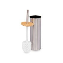 Toilet Brush Berilo B1041SW B1041SW Silver Bamboo Stainless steel 9,5 x 27,5 x 9,5 cm (6 Units)