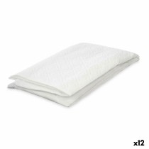 Schutzabdeckung für Waschmaschinen 206 206 Weiß Stoff 63 x 58 x 85 cm 22 x 32 x 2,5 cm Polsterung (12 Stück)