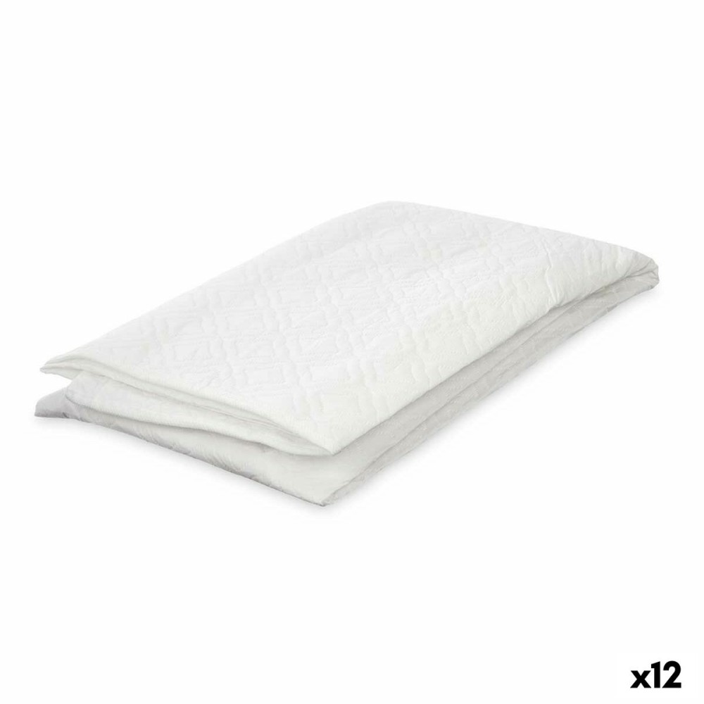 Schutzabdeckung für Waschmaschinen 206 206 Weiß Stoff 63 x 58 x 85 cm 22 x 32 x 2,5 cm Polsterung (12 Stück)