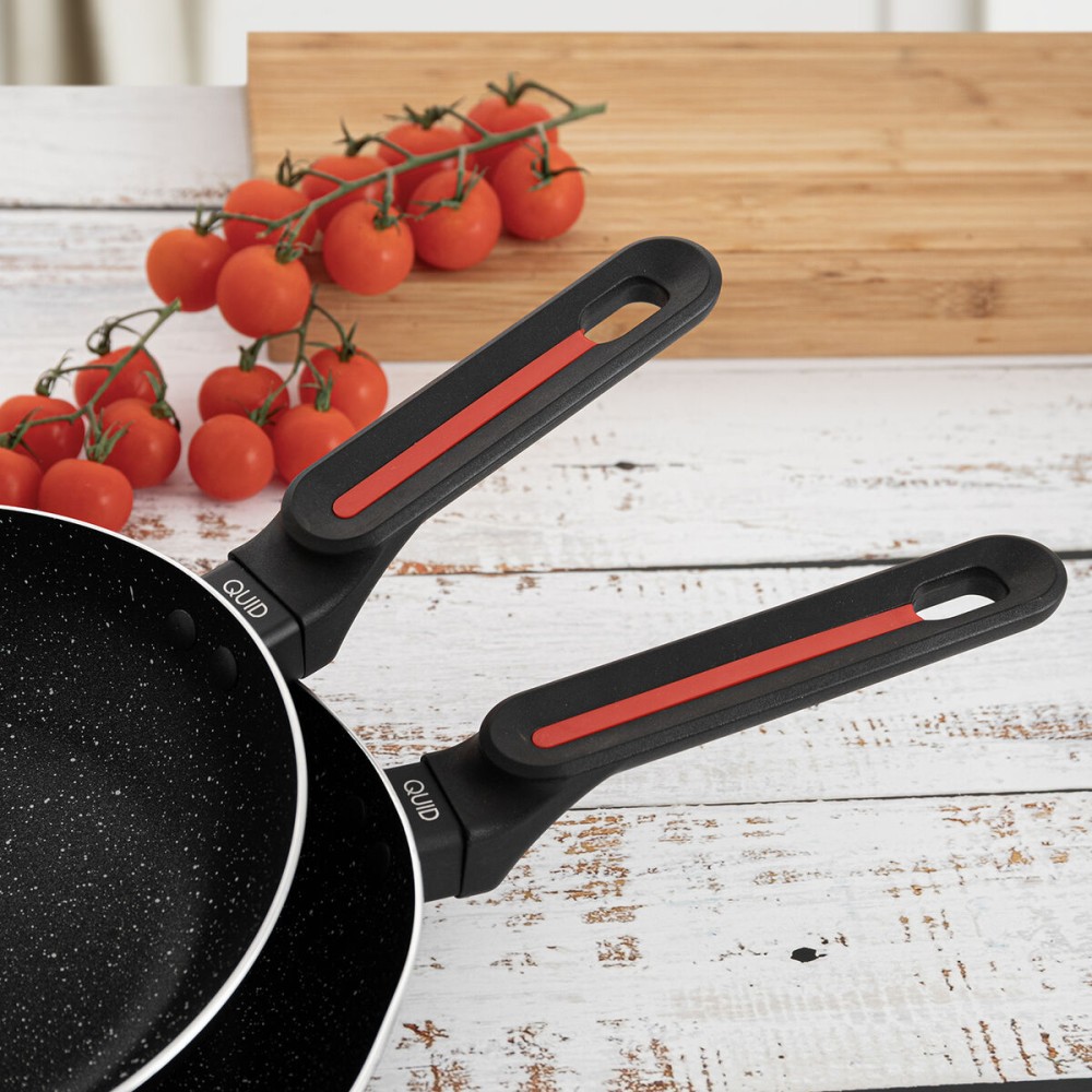 Pfanne Quid Tentacion Schwarz Metall Geprägtes Aluminium Ø 24 cm Ø 20 cm (2 Stück)