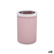 Trinkglas Berilo 3436-4 3436-4 Rosa Kunststoff 7,5 x 11,5 x 7,5 cm (16 Stück)