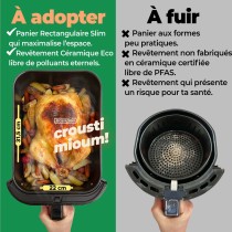Friteuse à Air Bourgini 184172 Noir 8 L